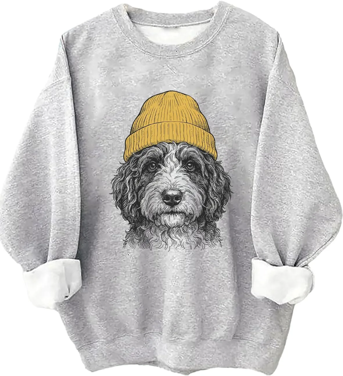 Бернедудл в свитере с шапкой, винтажный худи для любителей питомцев MQZUO
Бернедудл в свитере с шапкой, винтажный худи для любителей питомцев MQZUO