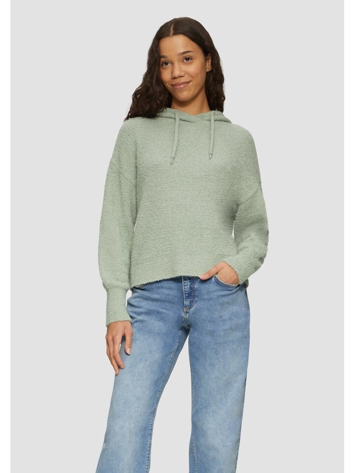 Пуловер QS Strickpullover langarm, зеленый
Пуловер QS Strickpullover langarm, зеленый