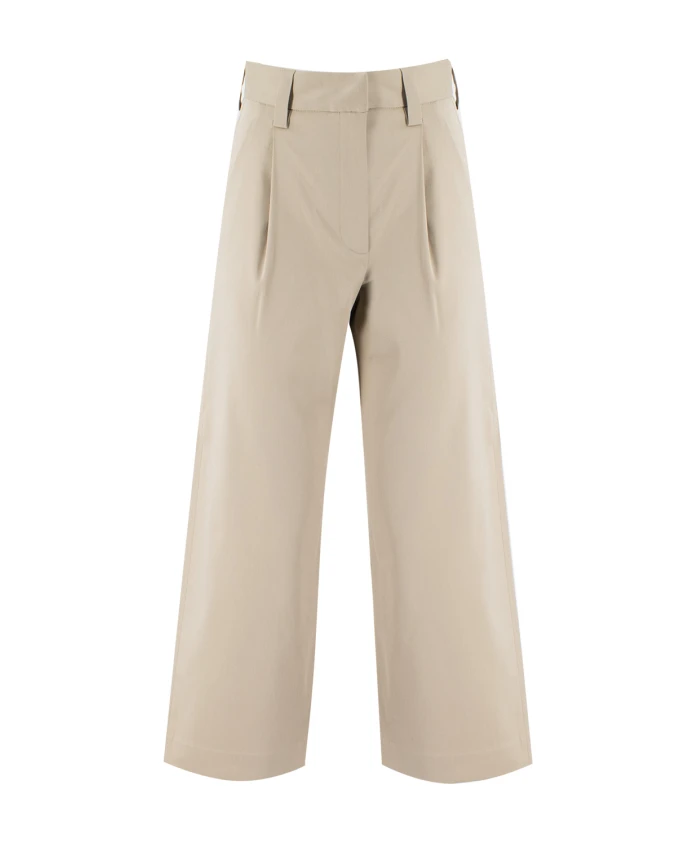 Брюки с высокой талией и широкими штанинами Antonelli Firenze, бежевый
Брюки с высокой талией и широкими штанинами Antonelli Firenze, бежевый