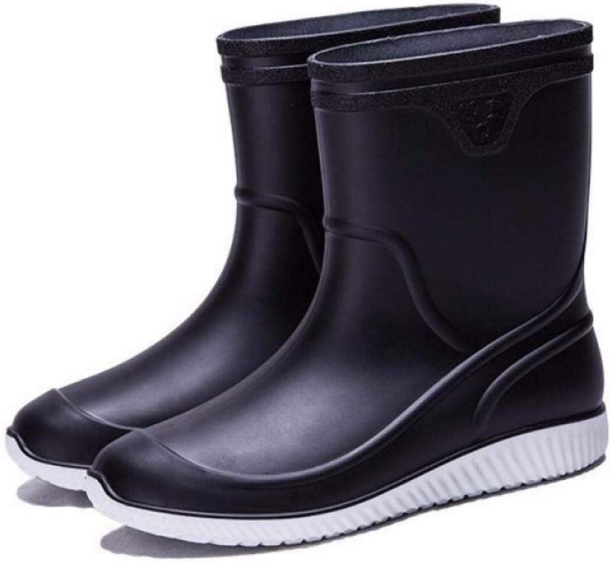 Мужские резиновые дождевые ботинки с легким надеванием, нескользящие, водонепроницаемые, короткие ботинки для дождя Laple, черный
Мужские резиновые дождевые ботинки с легким надеванием, нескользящие, водонепроницаемые, короткие ботинки для дождя Laple, черный