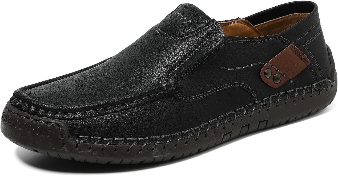 Мужские слипоны ручной работы из натуральной кожи, мягкие дышащие туфли для вождения Abborora, 4
Мужские слипоны ручной работы из натуральной кожи, мягкие дышащие туфли для вождения Abborora, 4