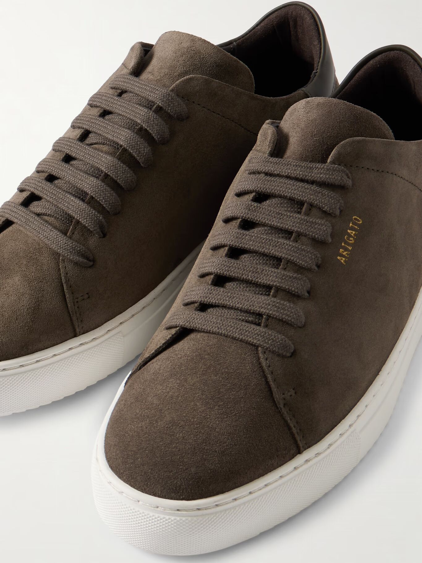Кроссовки из замши с кожаной отделкой Clean 90 AXEL ARIGATO, темно-коричневый
Кроссовки из замши с кожаной отделкой Clean 90 AXEL ARIGATO, темно-коричневый