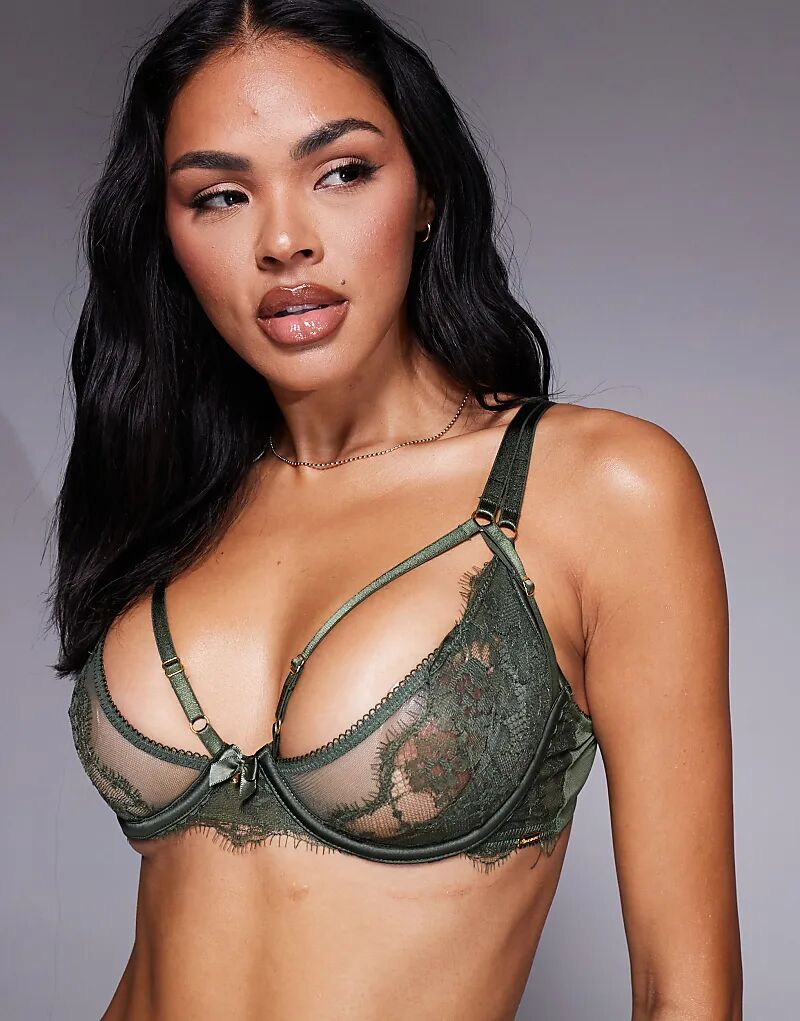 Сексуальный бюстгальтер-балконет Boux Avenue с бретельками и фурнитурой зеленого цвета
Сексуальный бюстгальтер-балконет Boux Avenue с бретельками и фурнитурой зеленого цвета
