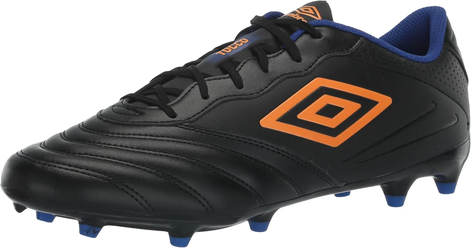 Мужские футбольные бутсы Umbro Tocco 3 Club FG, черный/оранжевый/синий
Мужские футбольные бутсы Umbro Tocco 3 Club FG, черный/оранжевый/синий