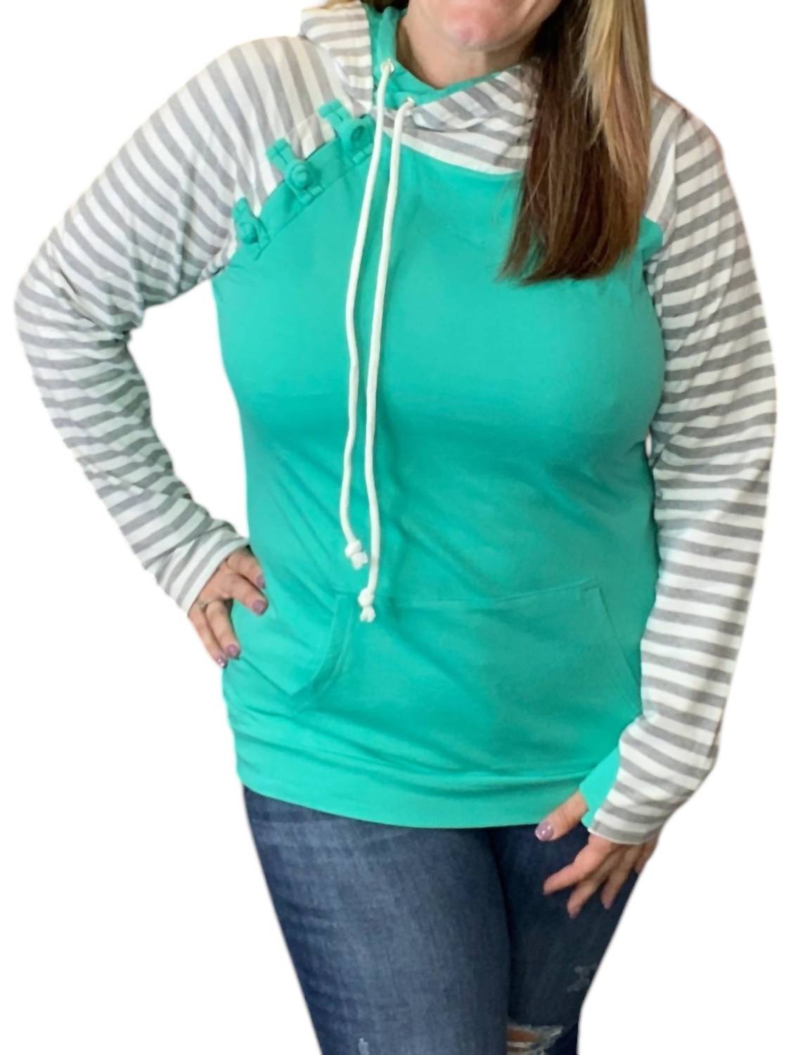 Толстовка For You цвета мяты Rogue Society Apparel, цвет mint 
Толстовка For You цвета мяты Rogue Society Apparel, цвет mint