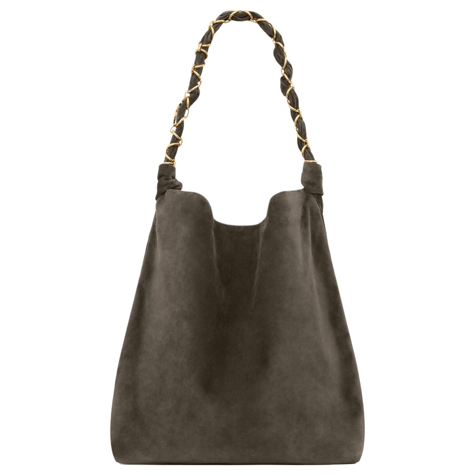 SAINT LAURENT Женская наплечная сумка из спилка Cow Split Leather цвета Light Musk
SAINT LAURENT Женская наплечная сумка из спилка Cow Split Leather цвета Light Musk