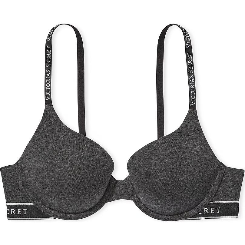 Victoria's Secret Бюстгальтер Push-Up Perfect Shape Ribbed Cotton/Grey Bra Women's Dark Gray
Victoria's Secret Бюстгальтер Push-Up Perfect Shape Ribbed Cotton/Grey Bra Women's Dark Gray