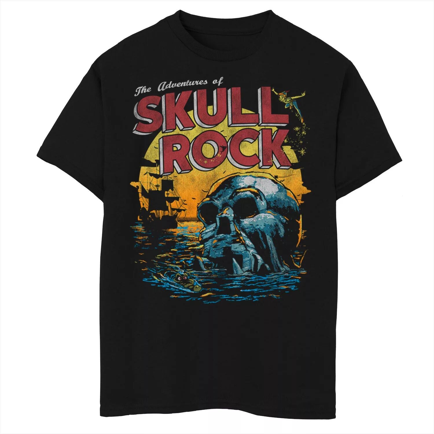 Футболка Disney's Peter Pan для мальчиков 8–20 лет с рисунком черепа в стиле рок Licensed Character
Футболка Disney's Peter Pan для мальчиков 8–20 лет с рисунком черепа в стиле рок Licensed Character