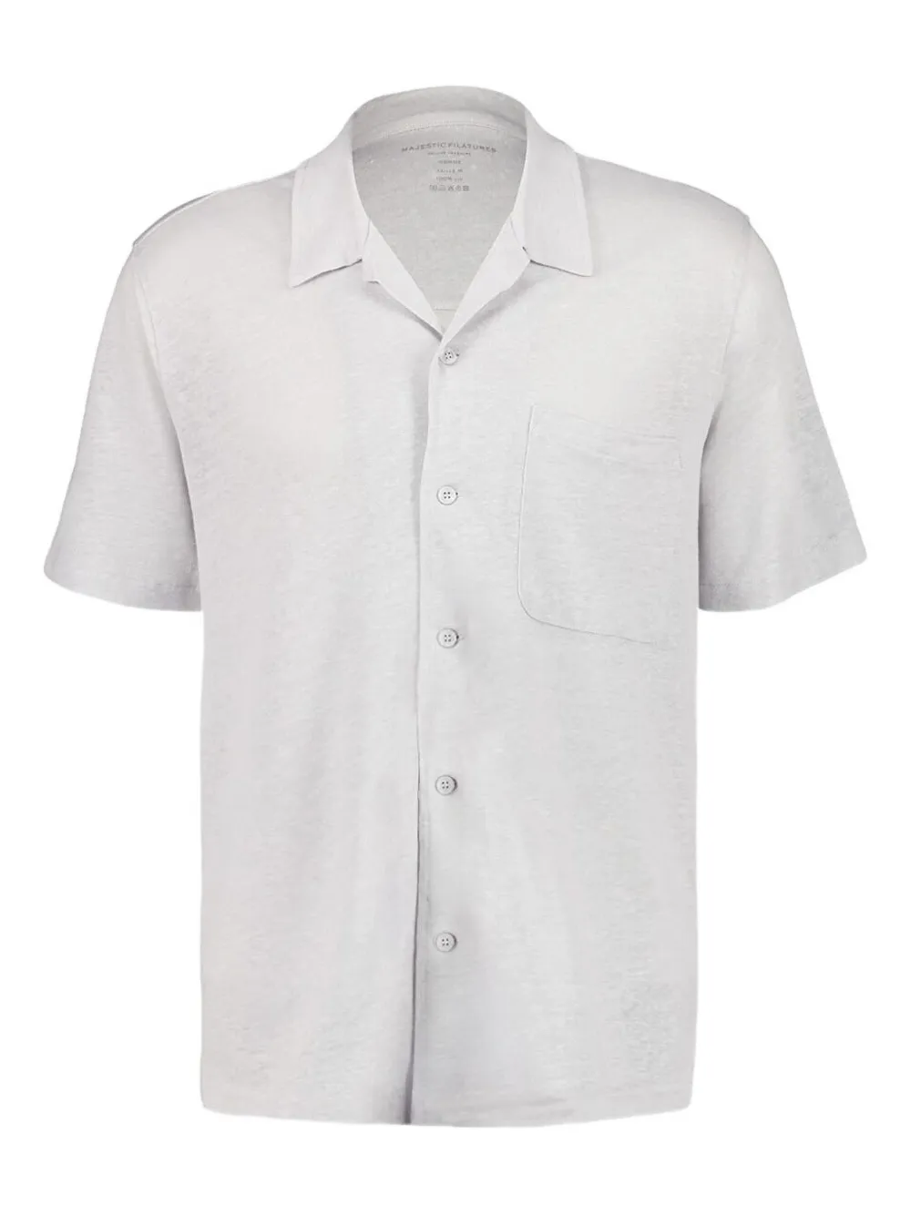 Льняная рубашка на пуговицах Majestic Filatures, серый
Льняная рубашка на пуговицах Majestic Filatures, серый