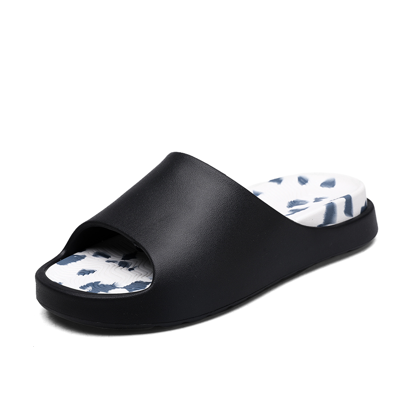 BOLE EVA бесшумные противоскользящие шлепанцы унисекс черные, цвет Black 
BOLE EVA бесшумные противоскользящие шлепанцы унисекс черные, цвет Black