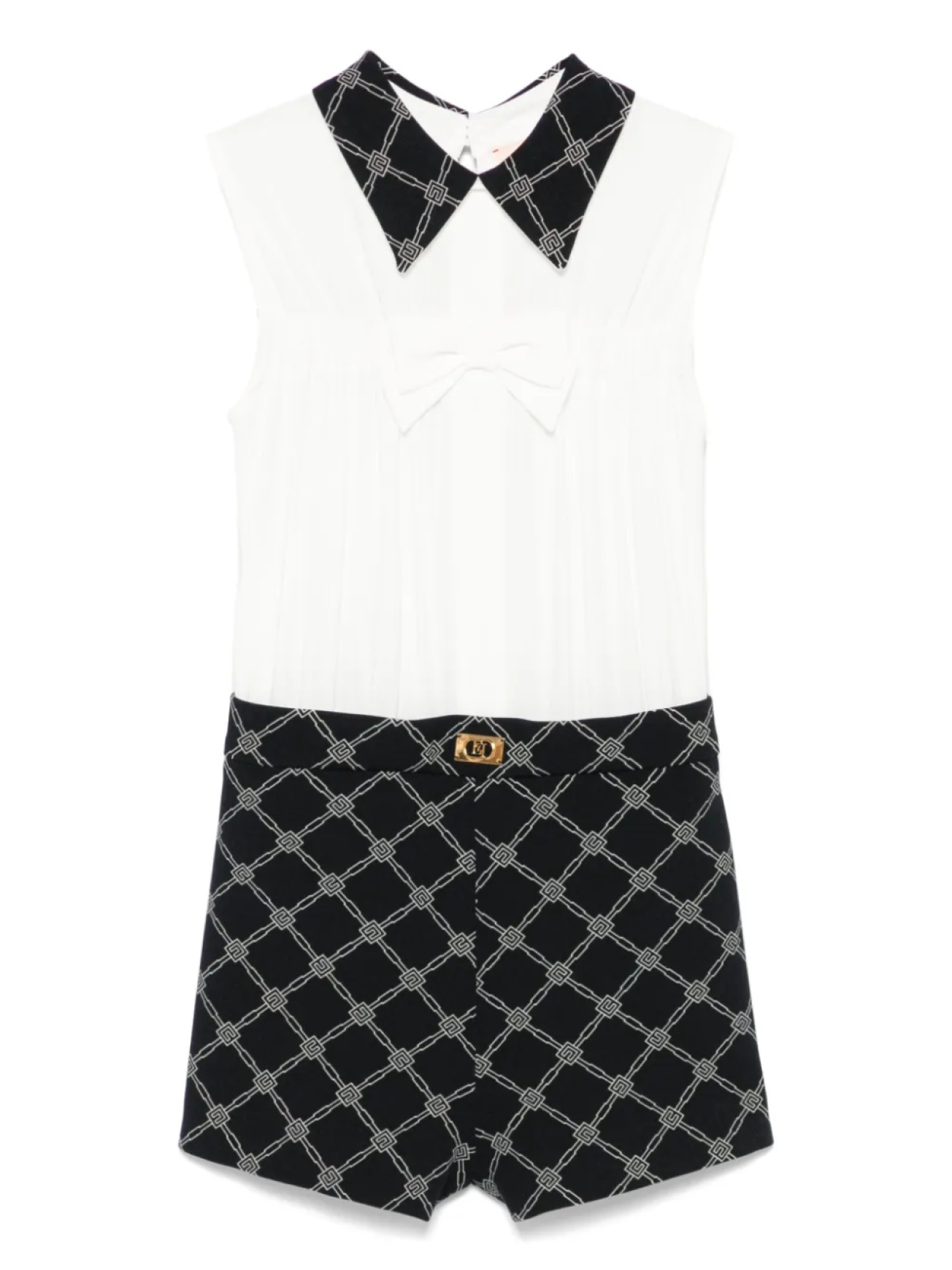 Комбинезон с логотипом и жаккардом Elisabetta Franchi La Mia Bambina, белый
Комбинезон с логотипом и жаккардом Elisabetta Franchi La Mia Bambina, белый