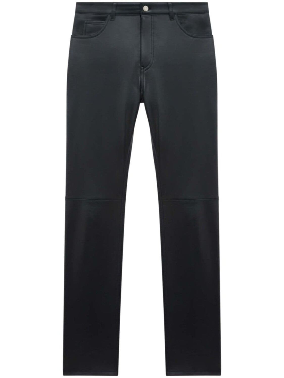 Courrèges кожаные брюки прямого кроя, черный
Courrèges кожаные брюки прямого кроя, черный