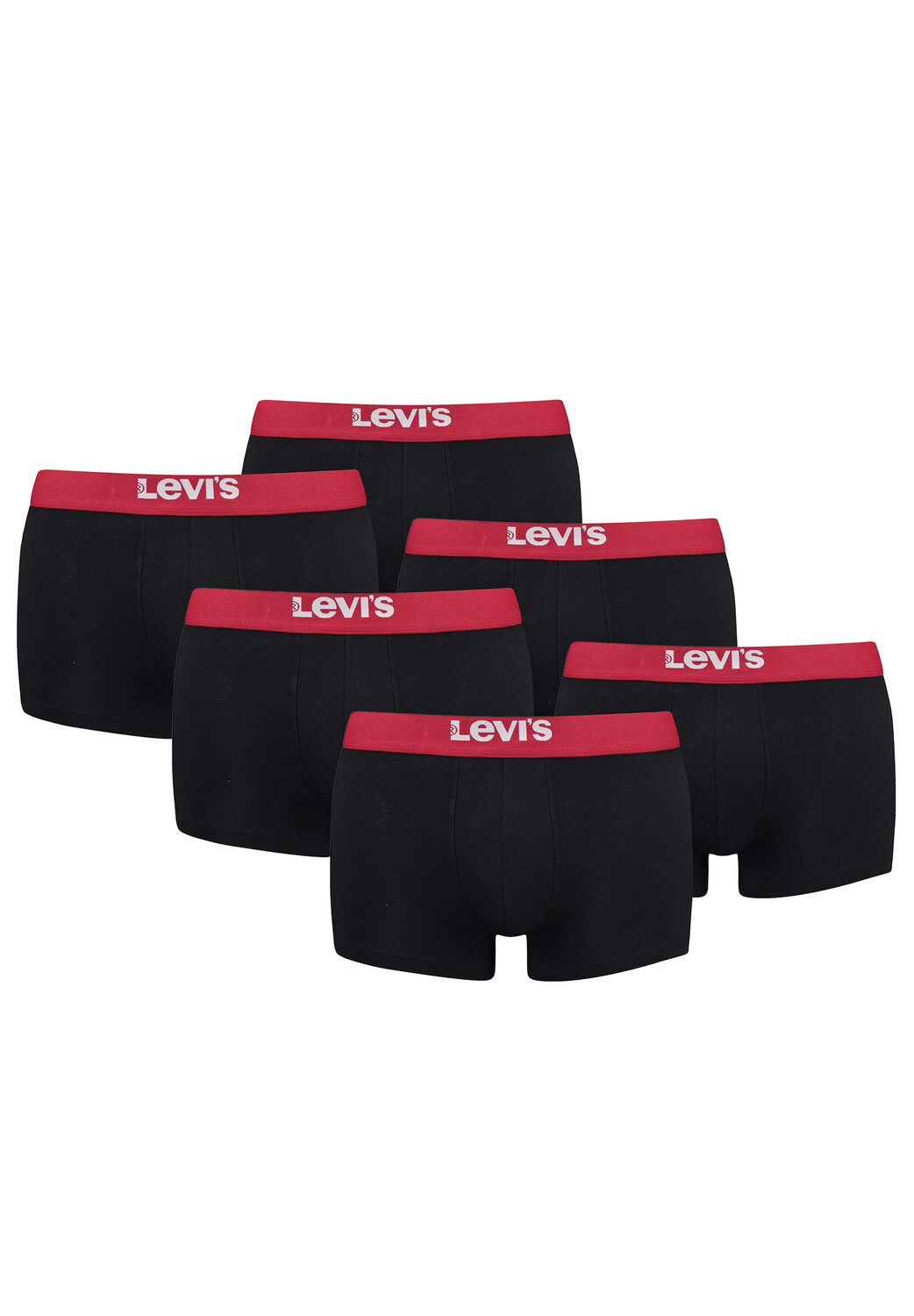 Боксеры Levi´s Boxershorts LEVIS MEN SOLID BASIC TRUNK ORGANIC CO 6 шт, цвет Black/Red
Боксеры Levi´s Boxershorts LEVIS MEN SOLID BASIC TRUNK ORGANIC CO 6 шт, цвет Black/Red