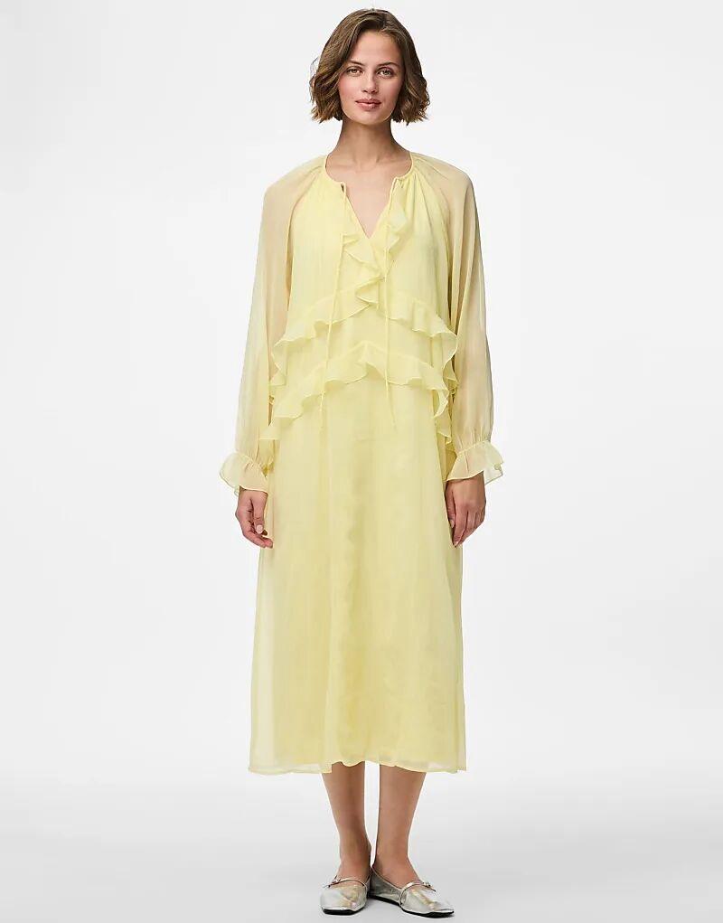 Платье миди Pieces нежно-бананового цвета
Платье миди Pieces нежно-бананового цвета