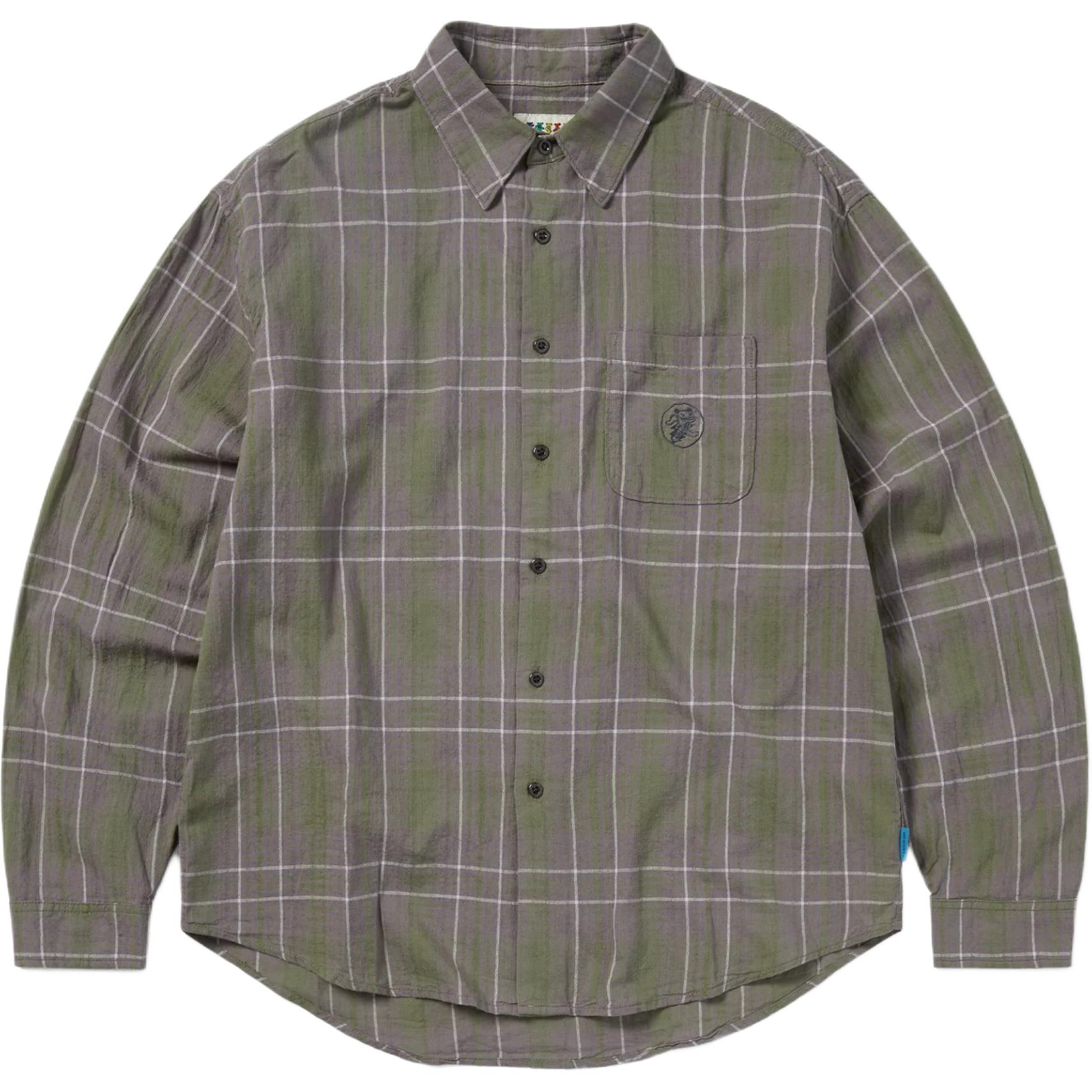 Never That клетчатая вышитая рубашка Thisisneverthat, оливковый
Never That клетчатая вышитая рубашка Thisisneverthat, оливковый