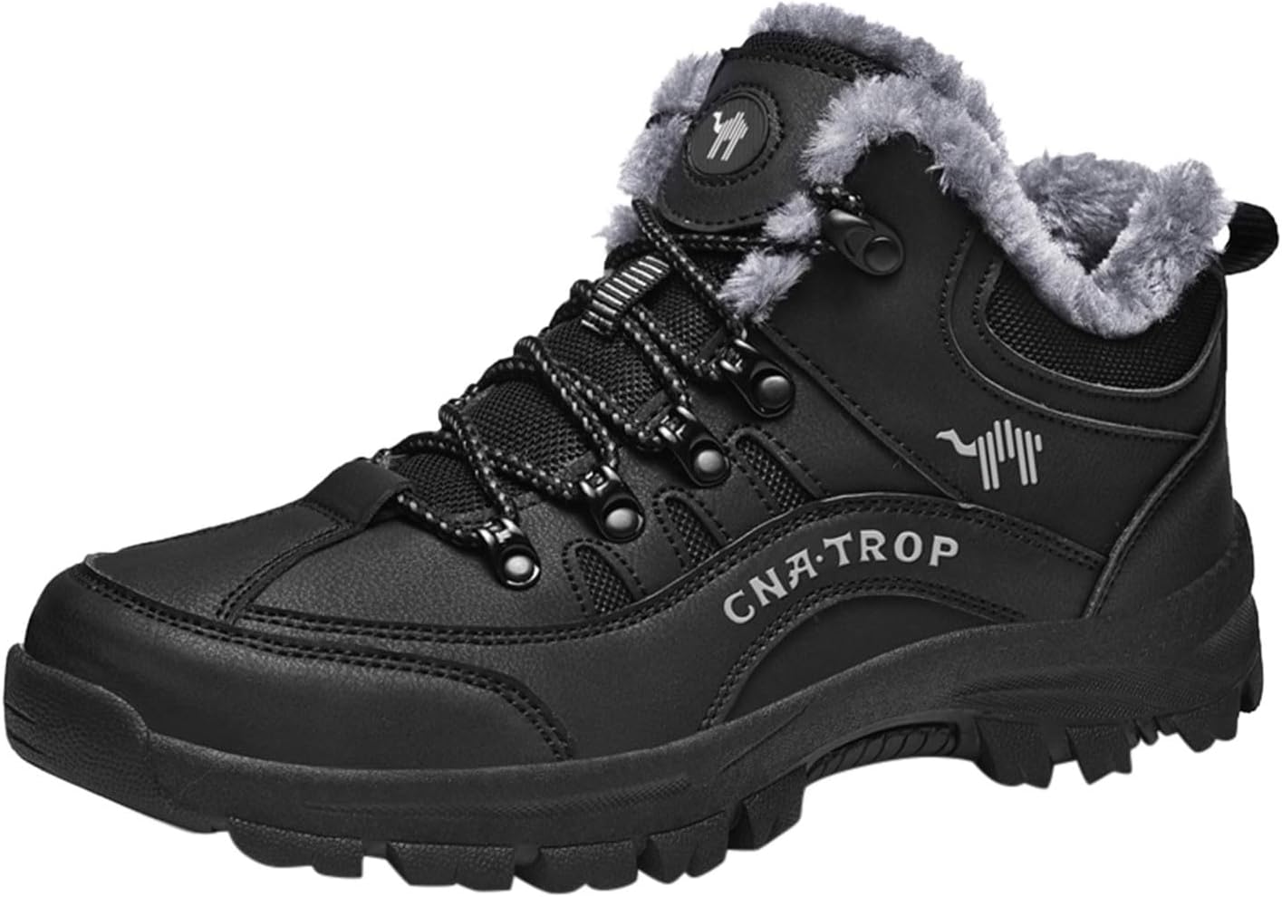 Мужские прогулочные туфли Скользящие удобные зимние теплые снежные ботинки с искусственным мехом Generic, черный
Мужские прогулочные туфли Скользящие удобные зимние теплые снежные ботинки с искусственным мехом Generic, черный