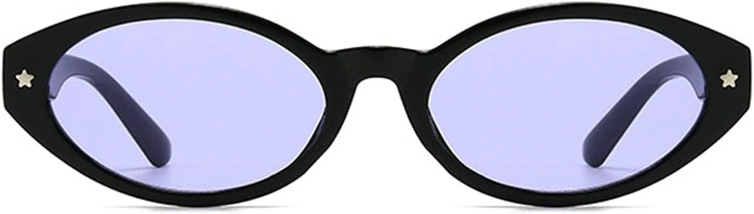 Солнцезащитные очки Willochra в стиле ретро, овальные, для женщин и мужчин, винтажные, 90-х, маленькие, «кошачий глаз», с заклепками, черные, UV400, C14
Солнцезащитные очки Willochra в стиле ретро, овальные, для женщин и мужчин, винтажные, 90-х, маленькие, «кошачий глаз», с заклепками, черные, UV400, C14