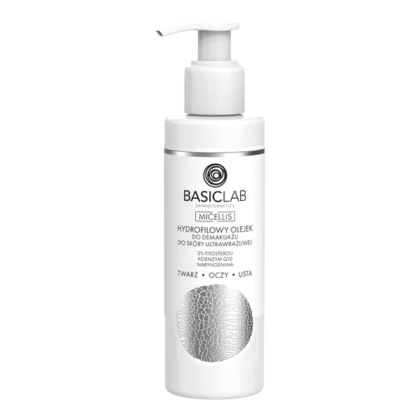 Гидрофильное масло для снятия макияжа для сверхчувствительной кожи, 200 мл Basiclab Micellis
Гидрофильное масло для снятия макияжа для сверхчувствительной кожи, 200 мл Basiclab Micellis