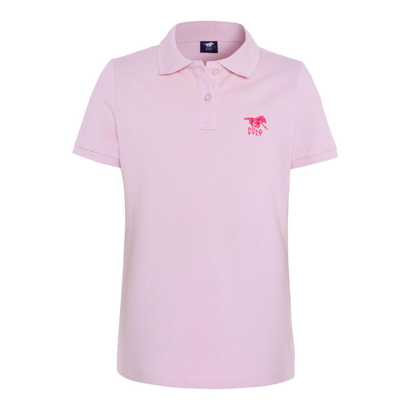 Рубашка-поло с вышивкой логотипа POLO SYLT, цвет rosa 
Рубашка-поло с вышивкой логотипа POLO SYLT, цвет rosa