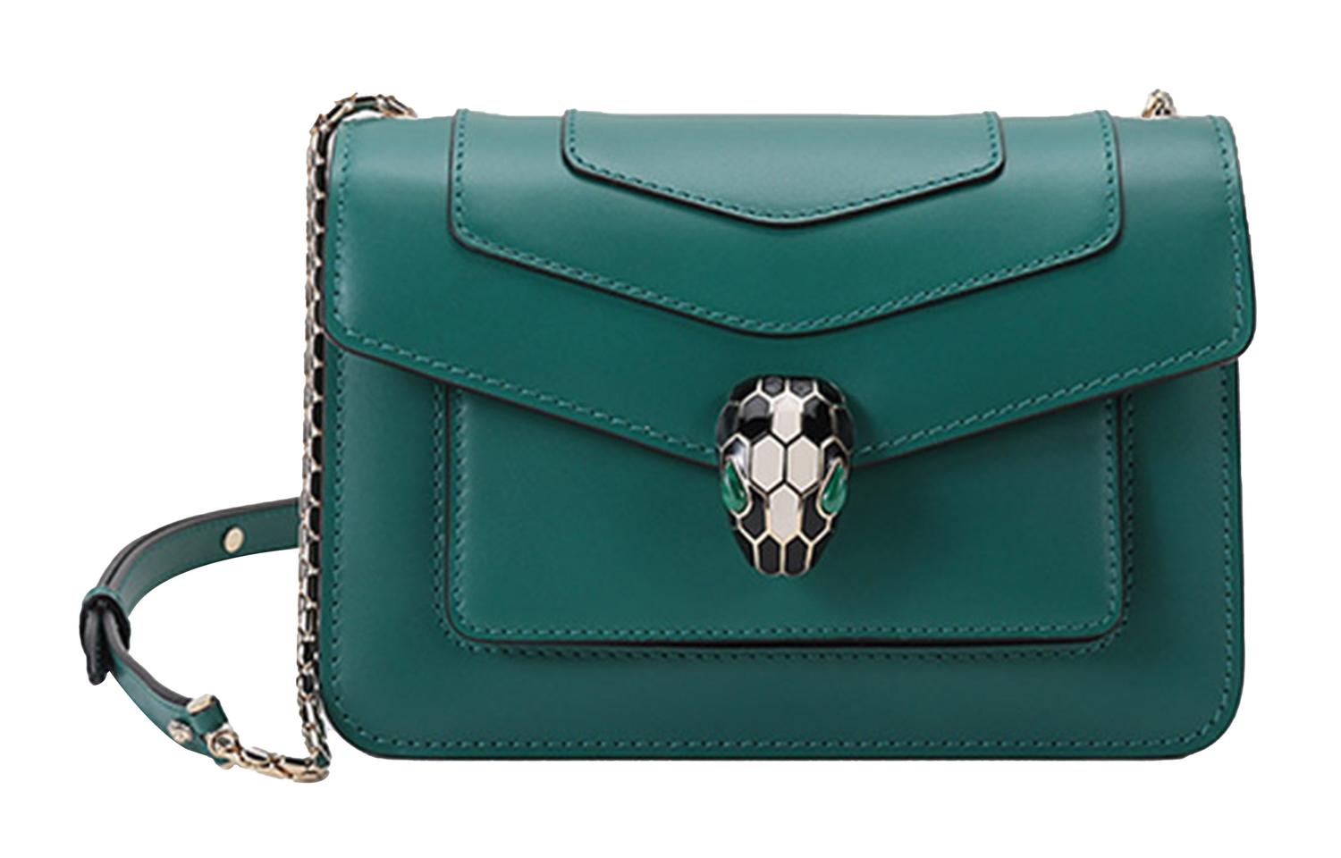 Сумка через плечо Serpenti Forever из телячьей кожи женская зеленая BVLGARI
Сумка через плечо Serpenti Forever из телячьей кожи женская зеленая BVLGARI