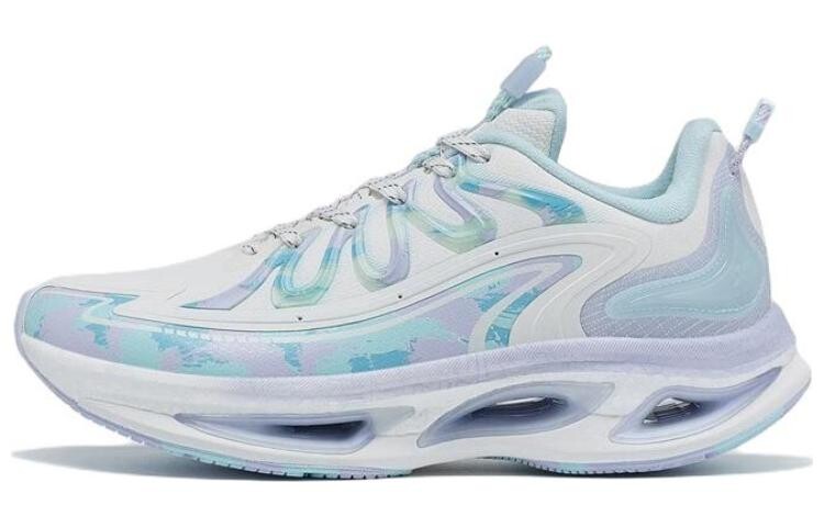 Кроссовки для бега Wind & Fire 26th Generation женские с низким верхом Sail белые/сумеречно-синие/фиолетовые Xtep 
Кроссовки для бега Wind & Fire 26th Generation женские с низким верхом Sail белые/сумеречно-синие/фиолетовые Xtep