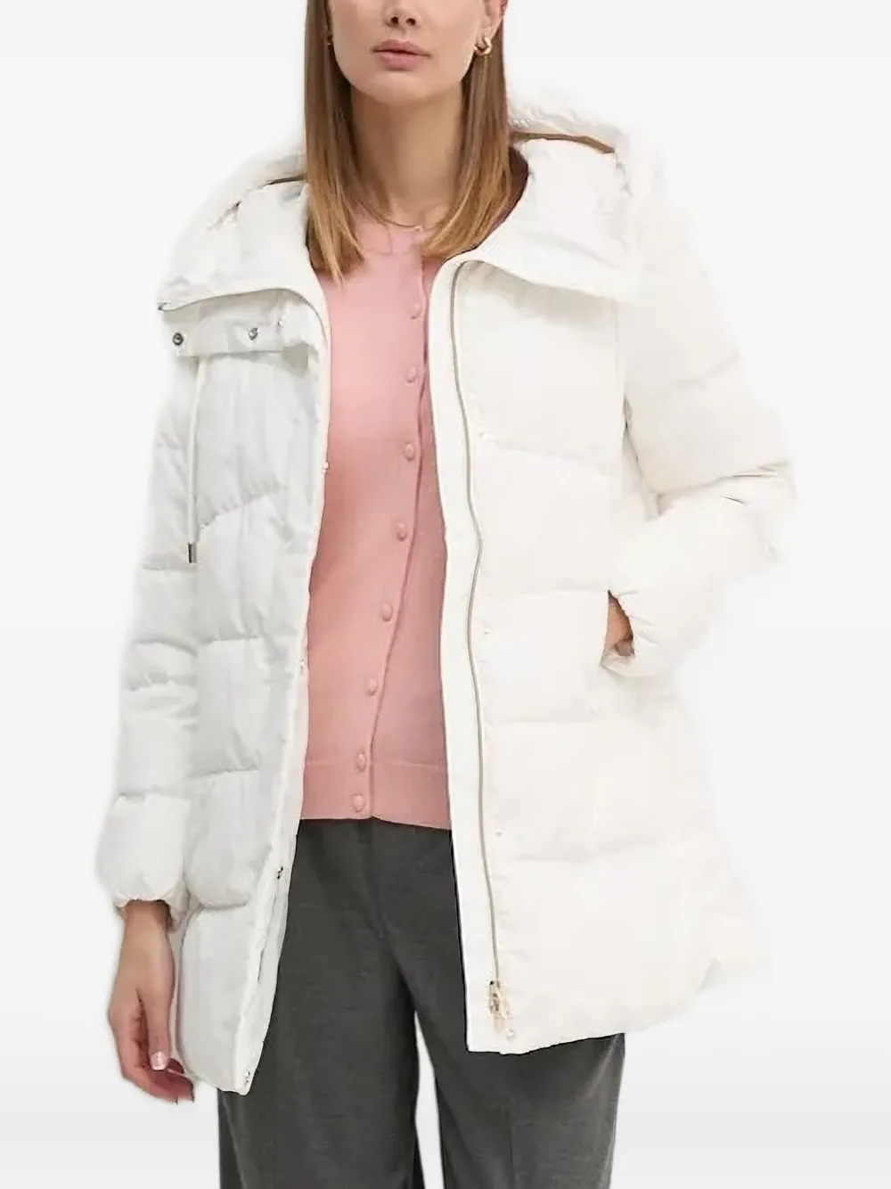 Стеганая куртка с капюшоном Geox, белый
Стеганая куртка с капюшоном Geox, белый