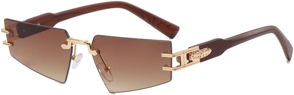 Модные винтажные солнцезащитные очки без оправы, маленькие, для женщин, классические металлические солнцезащитные очки с отделкой под дерево, мужские и женские, UV400 MTZJH, 5
Модные винтажные солнцезащитные очки без оправы, маленькие, для женщин, классические металлические солнцезащитные очки с отделкой под дерево, мужские и женские, UV400 MTZJH, 5