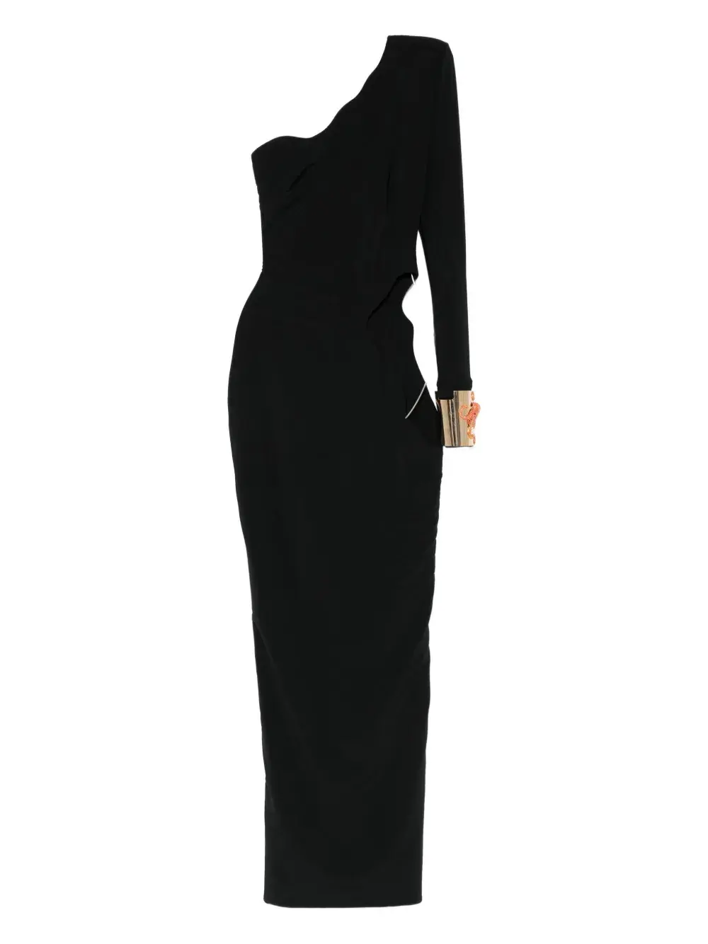 Платье на одно плечо с вырезом Mitiliane Couture, черный
Платье на одно плечо с вырезом Mitiliane Couture, черный