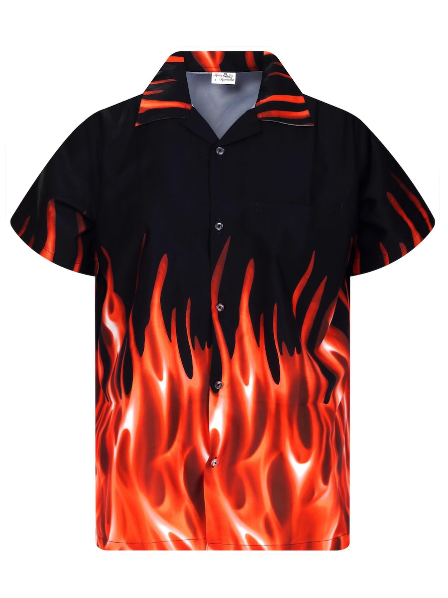 Рубашка King Kameha Flames, оранжевый
Рубашка King Kameha Flames, оранжевый