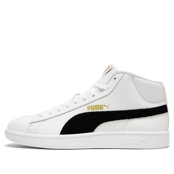Кеды PUMA Smash v2 Mid 'White Black', белый 
Кеды PUMA Smash v2 Mid 'White Black', белый