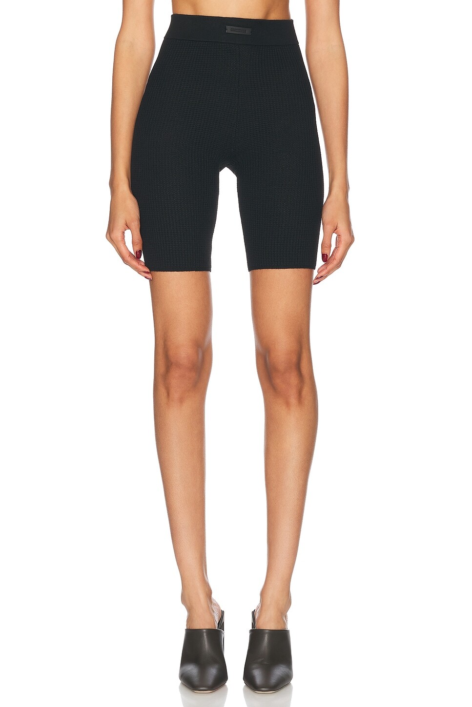 Вафельные байкерские шорты Fear of God ESSENTIALS, черный
Вафельные байкерские шорты Fear of God ESSENTIALS, черный