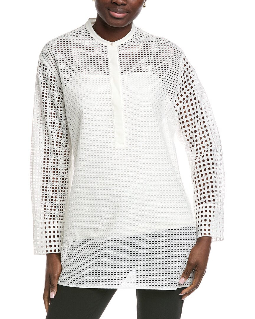 Топ Akris с люверсами, белый
Топ Akris с люверсами, белый