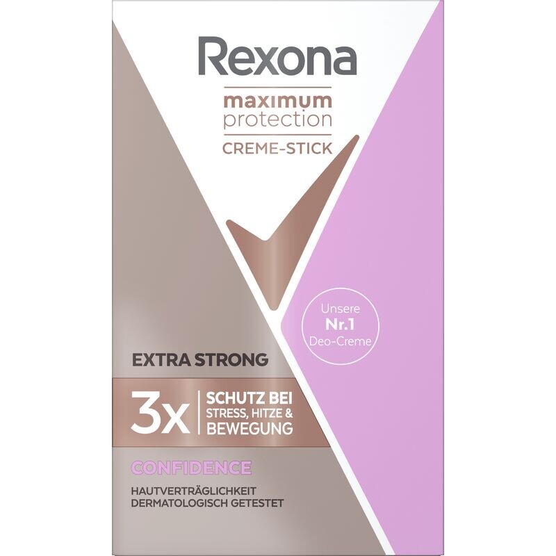 Крем-дезодорант «Максимальная защита» Confidence Rexona, 45 ml
Крем-дезодорант «Максимальная защита» Confidence Rexona, 45 ml