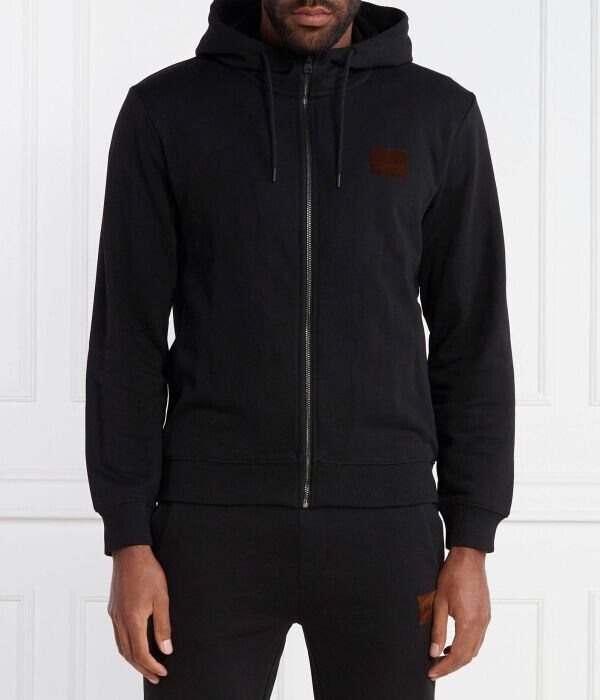 Толстовка мужская Hugo на молнии с капюшоном, черный
Толстовка мужская Hugo на молнии с капюшоном, черный