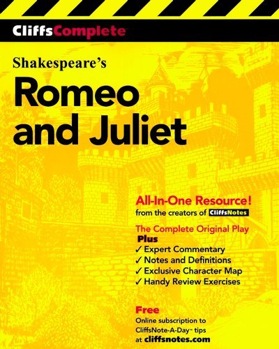 Romeo and Juliet (text only) 2nd (Second) edition by W. Shakespeare,K. Jacobson,S. Lamb (Cliffs Notes)
Romeo and Juliet (text only) 2nd (Second) edition by W. Shakespeare,K. Jacobson,S. Lamb (Cliffs Notes)