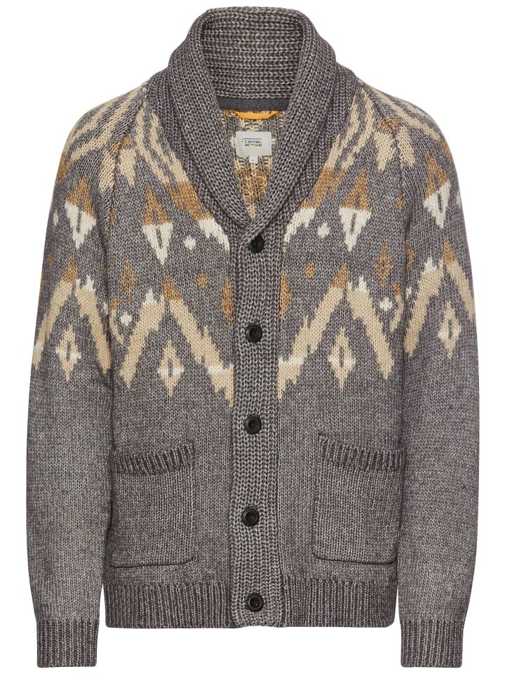 Кардиган Camel Active Strickjacke aus Baumwollmix, серый
Кардиган Camel Active Strickjacke aus Baumwollmix, серый