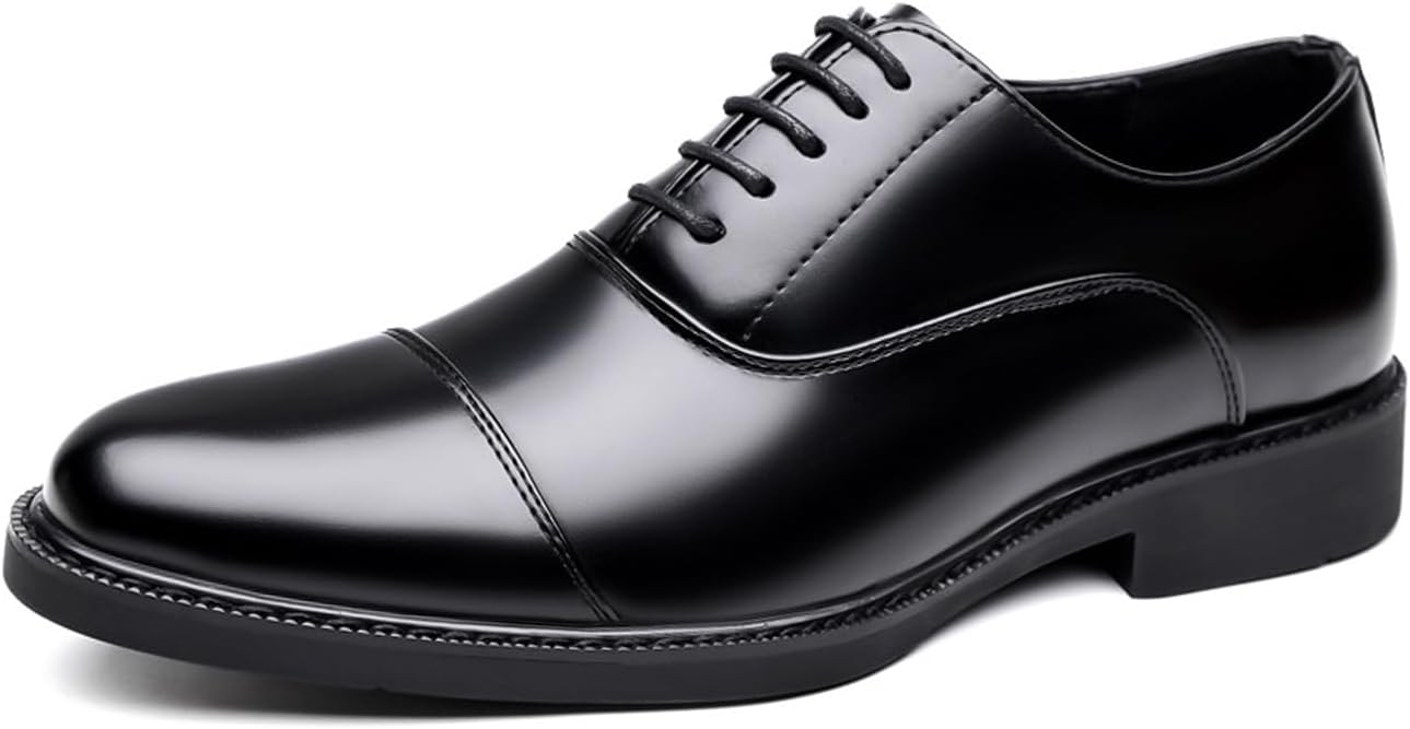 Мужские классические туфли, формальные оксфорды, деловые дерби на шнуровке Tzeohai, черный
Мужские классические туфли, формальные оксфорды, деловые дерби на шнуровке Tzeohai, черный