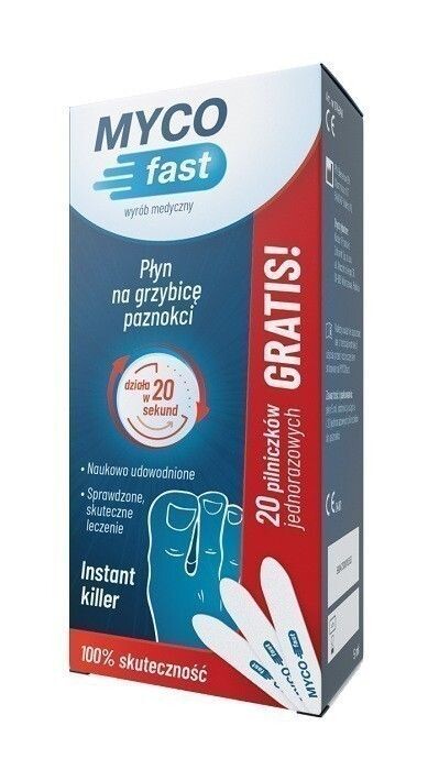Подготовка к грибку ногтей Mycofast + Pilniczki, 1 шт
Подготовка к грибку ногтей Mycofast + Pilniczki, 1 шт