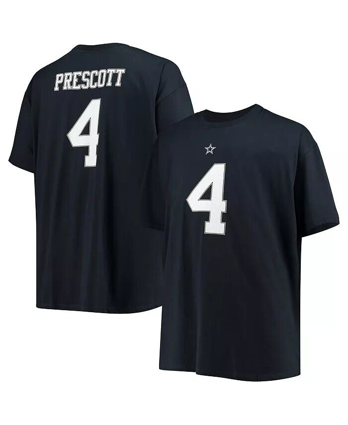Мужская футболка Dak Prescott Navy Big and Tall с именем игрока и номером Dallas Cowboys
Мужская футболка Dak Prescott Navy Big and Tall с именем игрока и номером Dallas Cowboys