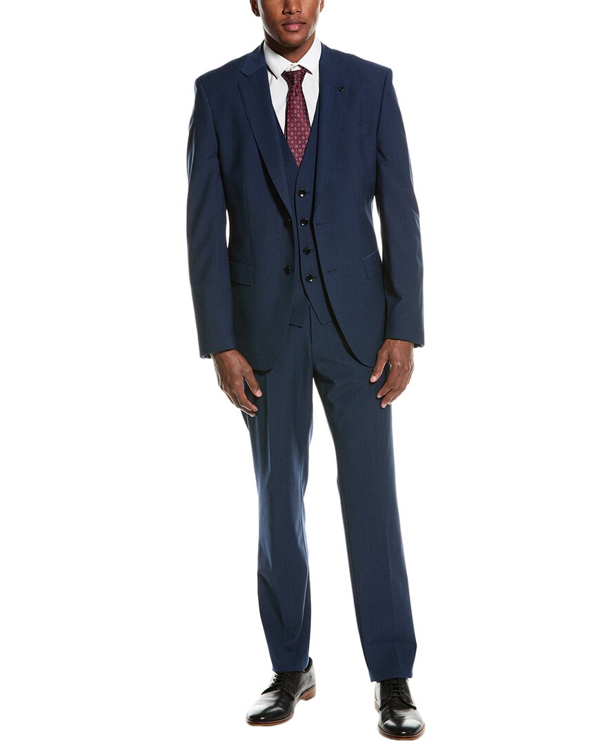 Костюм BOSS Hugo Boss из 3 предметов Slim Fit из смеси шерсти Boss by Hugo Boss, синий
Костюм BOSS Hugo Boss из 3 предметов Slim Fit из смеси шерсти Boss by Hugo Boss, синий