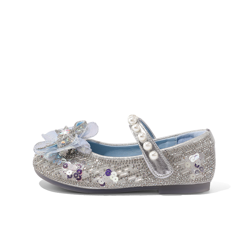 Низкие кожаные туфли ABC DOUKIDS для детей ABCdoukids, серебряный 
Низкие кожаные туфли ABC DOUKIDS для детей ABCdoukids, серебряный