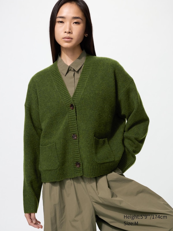 Короткий кардиган Soufflé Uniqlo, 57 olive
Короткий кардиган Soufflé Uniqlo, 57 olive
