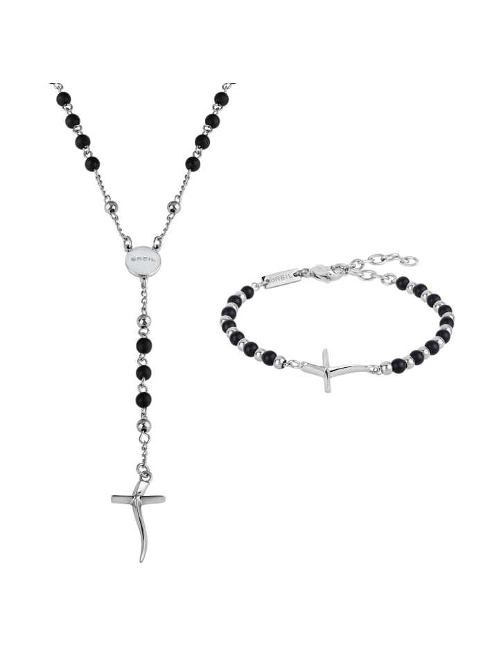 Breil Подарочный набор браслетов с кодом, серебряный
Breil Подарочный набор браслетов с кодом, серебряный