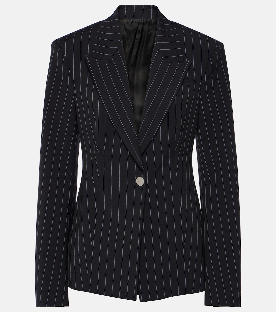 Однобортный пиджак The Attico, синий
Однобортный пиджак The Attico, синий