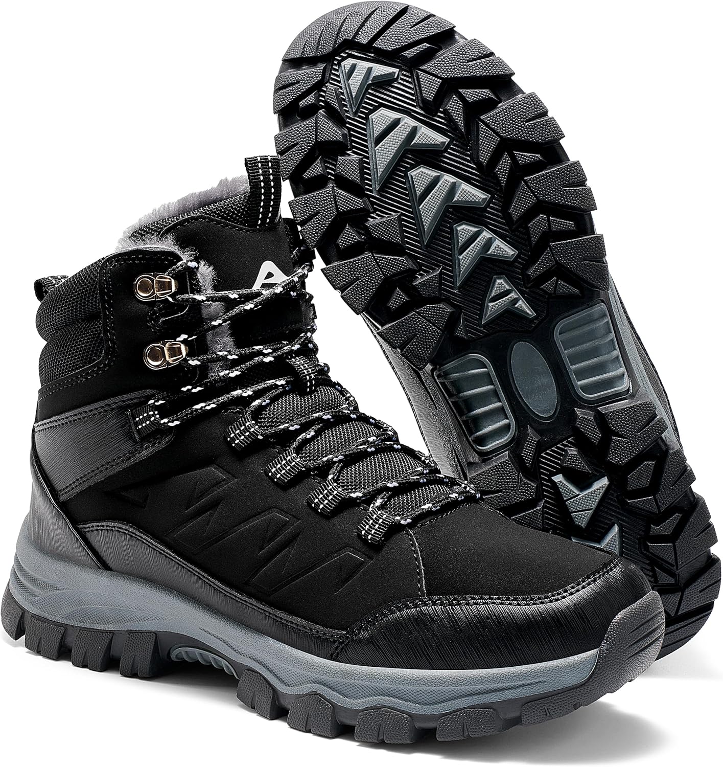 Мужские зимние ботинки: комфортные и теплые мужские ботинки с подкладкой для прогулок - водонепроницаемые утепленные противоскользящие ботинки для работы Larwen, черный
Мужские зимние ботинки: комфортные и теплые мужские ботинки с подкладкой для прогулок - водонепроницаемые утепленные противоскользящие ботинки для работы Larwen, черный