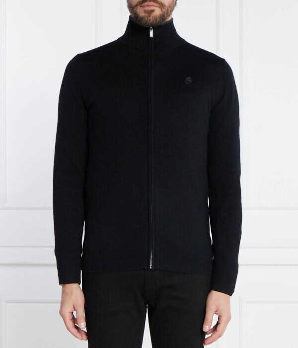 Кардиган мужской Karl Lagerfeld на молнии шерстяной, черный
Кардиган мужской Karl Lagerfeld на молнии шерстяной, черный