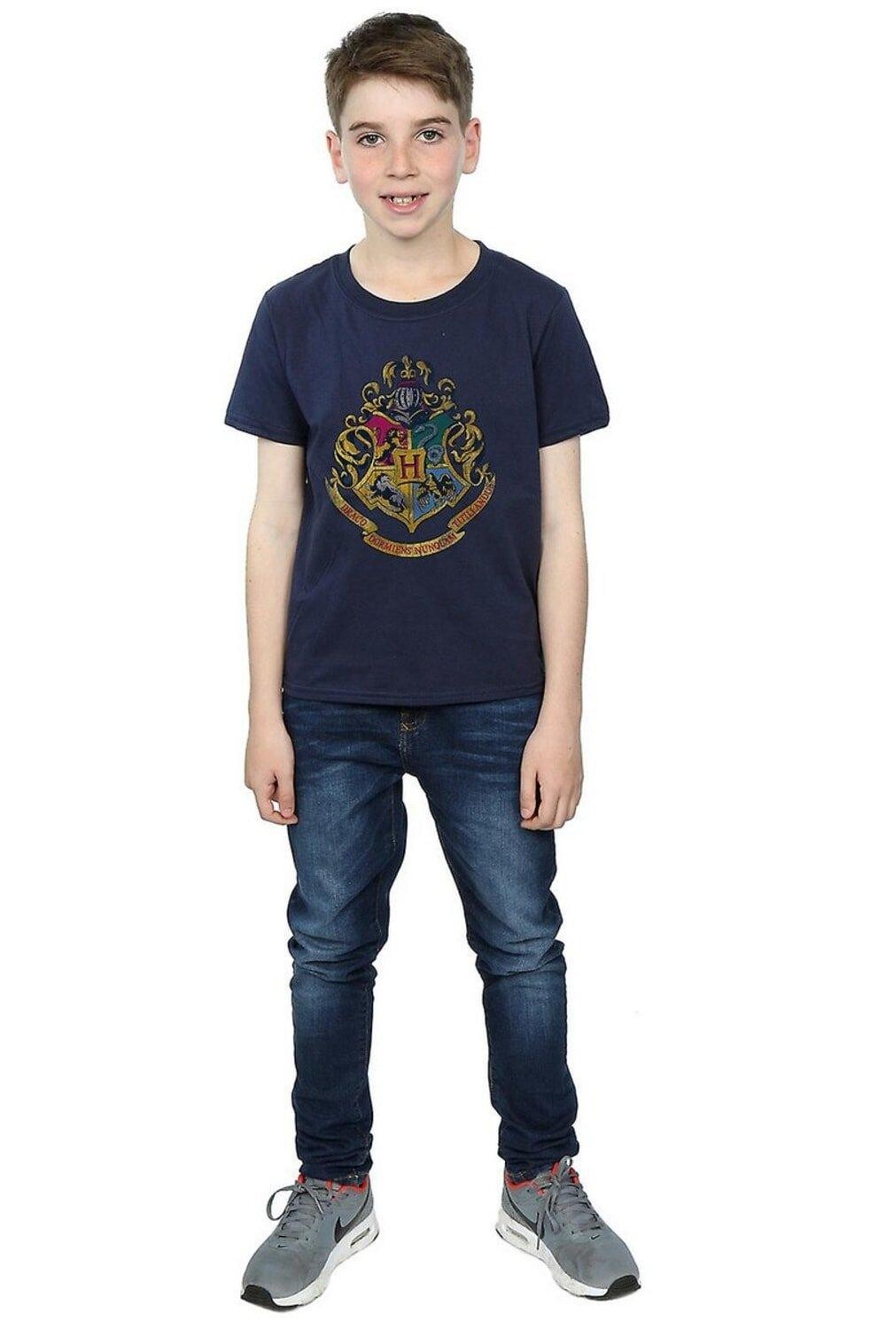 Хлопковая футболка с гербом Хогвартса Harry Potter, темно-синий
Хлопковая футболка с гербом Хогвартса Harry Potter, темно-синий