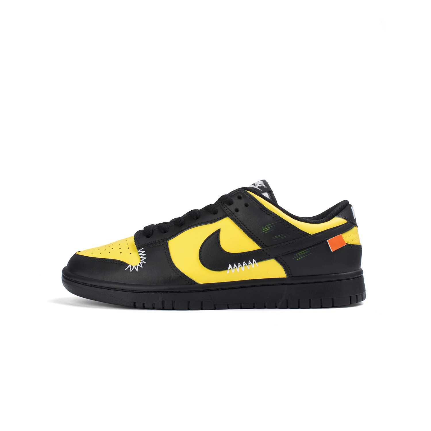 Nike Кроссовки Dunk 'Black' Cushioning Abrasion Resistant Lightweight Cushioning Skateboard Shoes Black Yellow Kids'
Nike Кроссовки Dunk 'Black' Cushioning Abrasion Resistant Lightweight Cushioning Skateboard Shoes Black Yellow Kids'