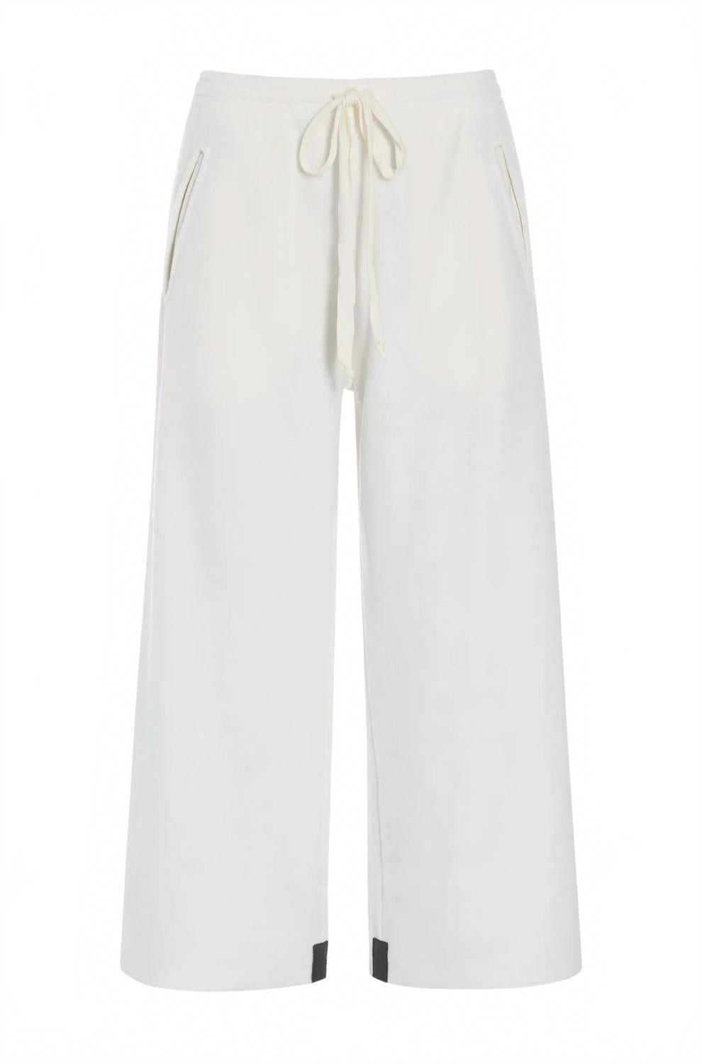 Женские укороченные брюки-клеш в цвете слоновая кость HENRIETTE STEFFENSEN
Женские укороченные брюки-клеш в цвете слоновая кость HENRIETTE STEFFENSEN