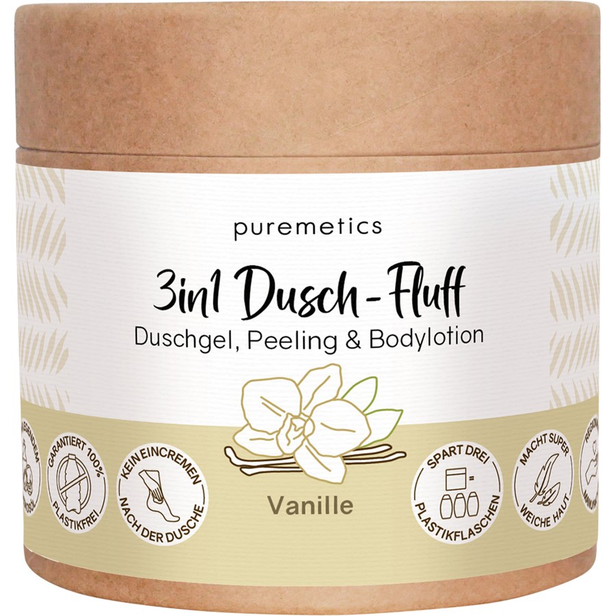 Гель для душа dusch-fluff vanille Puremetics, вес 250 гр.
Гель для душа dusch-fluff vanille Puremetics, вес 250 гр.